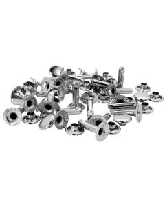 Tubular Rivets 9 x 3 x 13mm Cap 3 x 10mm (Pack 25)                              