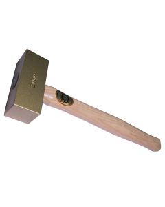 Square Solid Brass Mallet 2000g                                                 